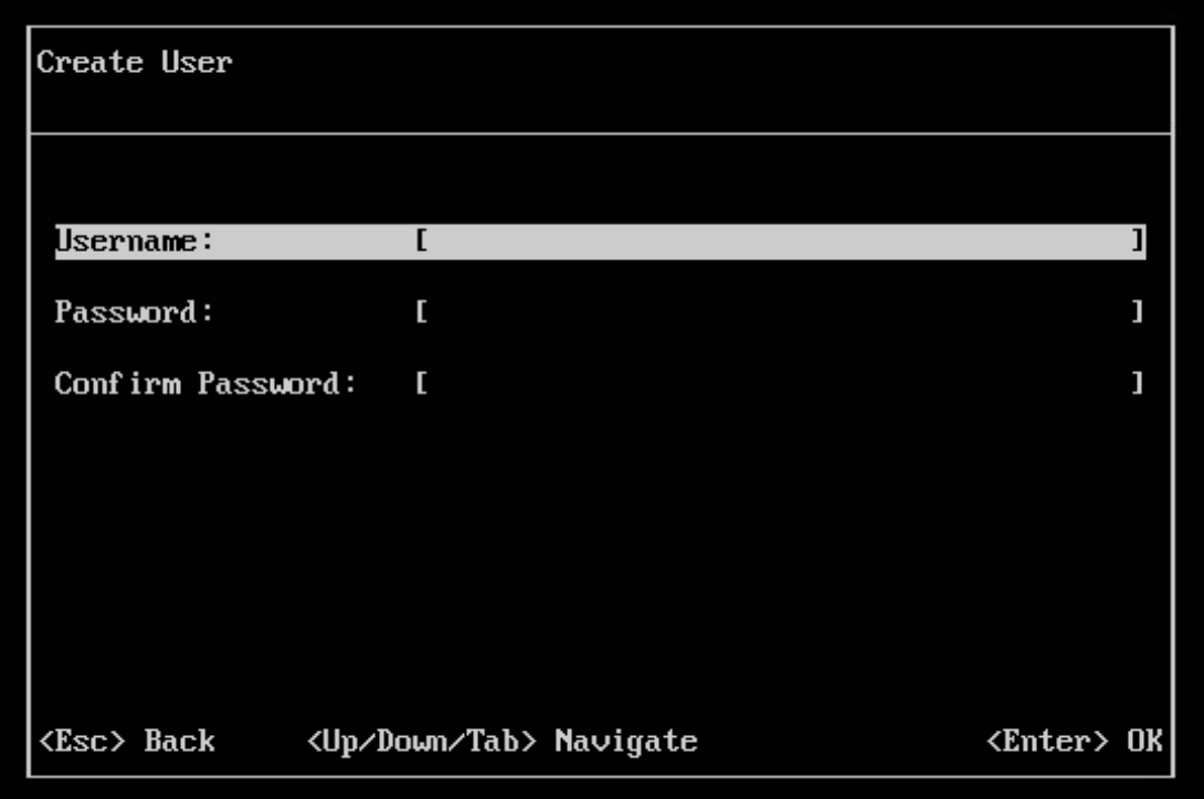 Set Username and Password